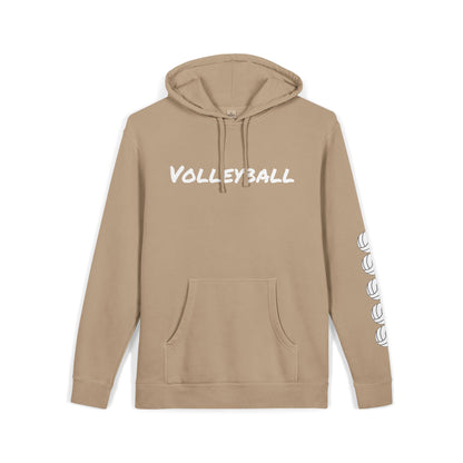 Volleyball Hoodie - Cozy Sweatshirt - Sandstone