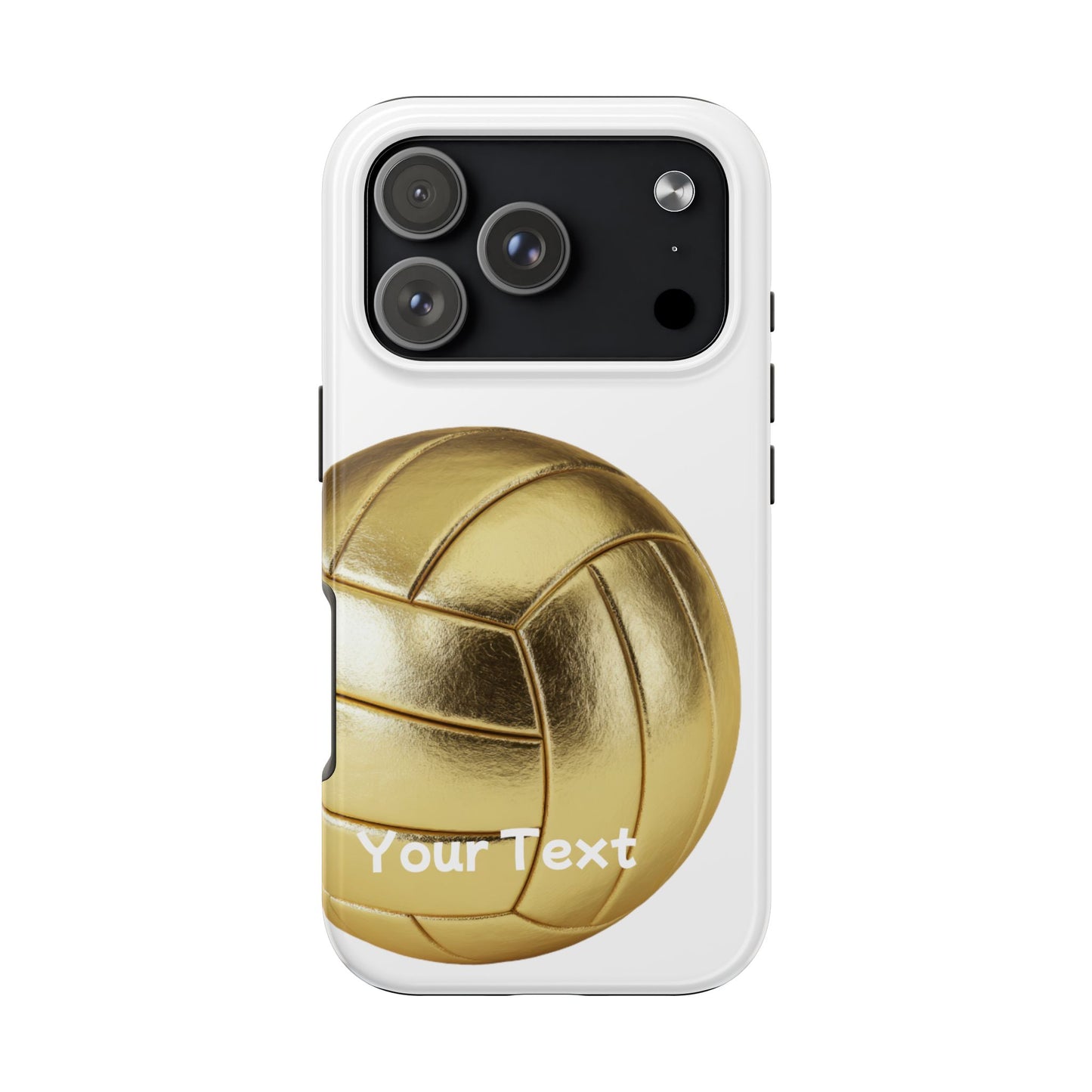 Golden Volleyball Phone Case