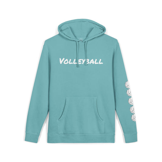 Cozy Volleyball Hoodie - Mint