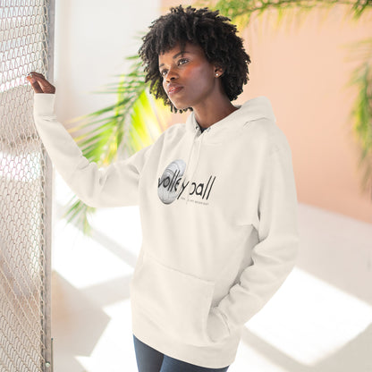 Hustle. Hit. Never Quit. Volleyball Hoodie
