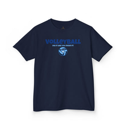 Kids "Dig It Like You Mean It" Volleyball Tee