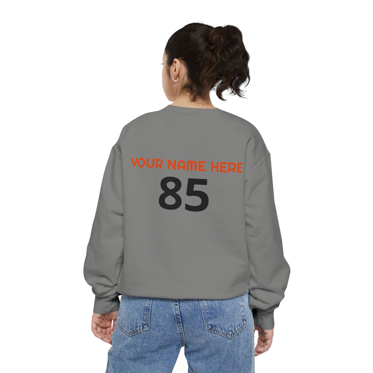 Team Spirit Mom Crewneck Sweatshirt — Personalize It!
