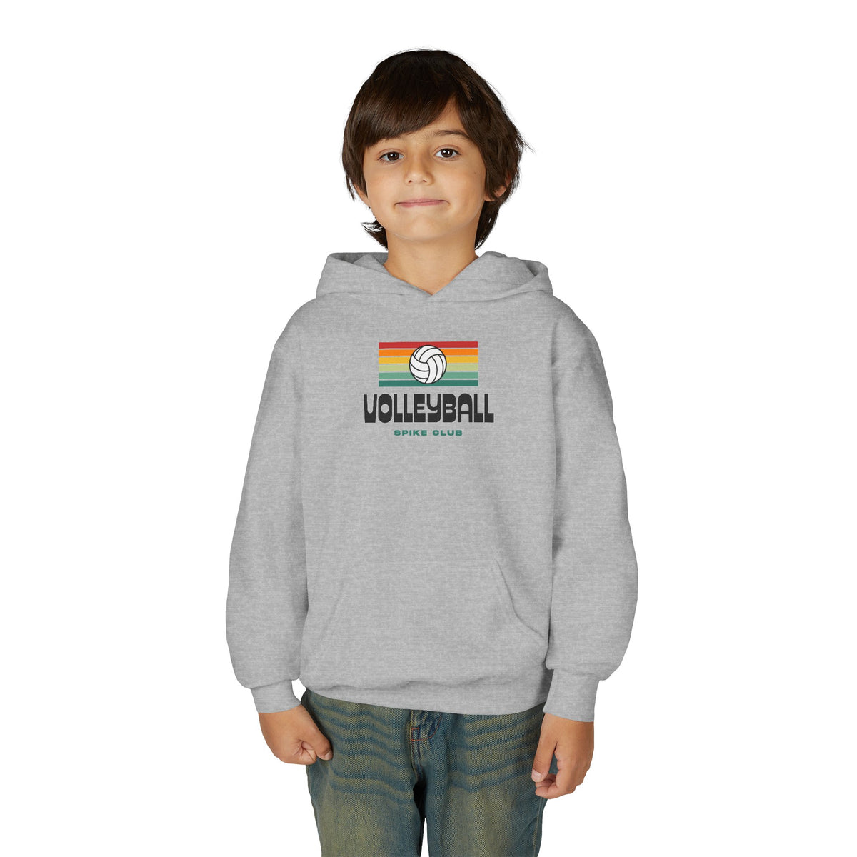 Retro Youth Volleyball Hoodie