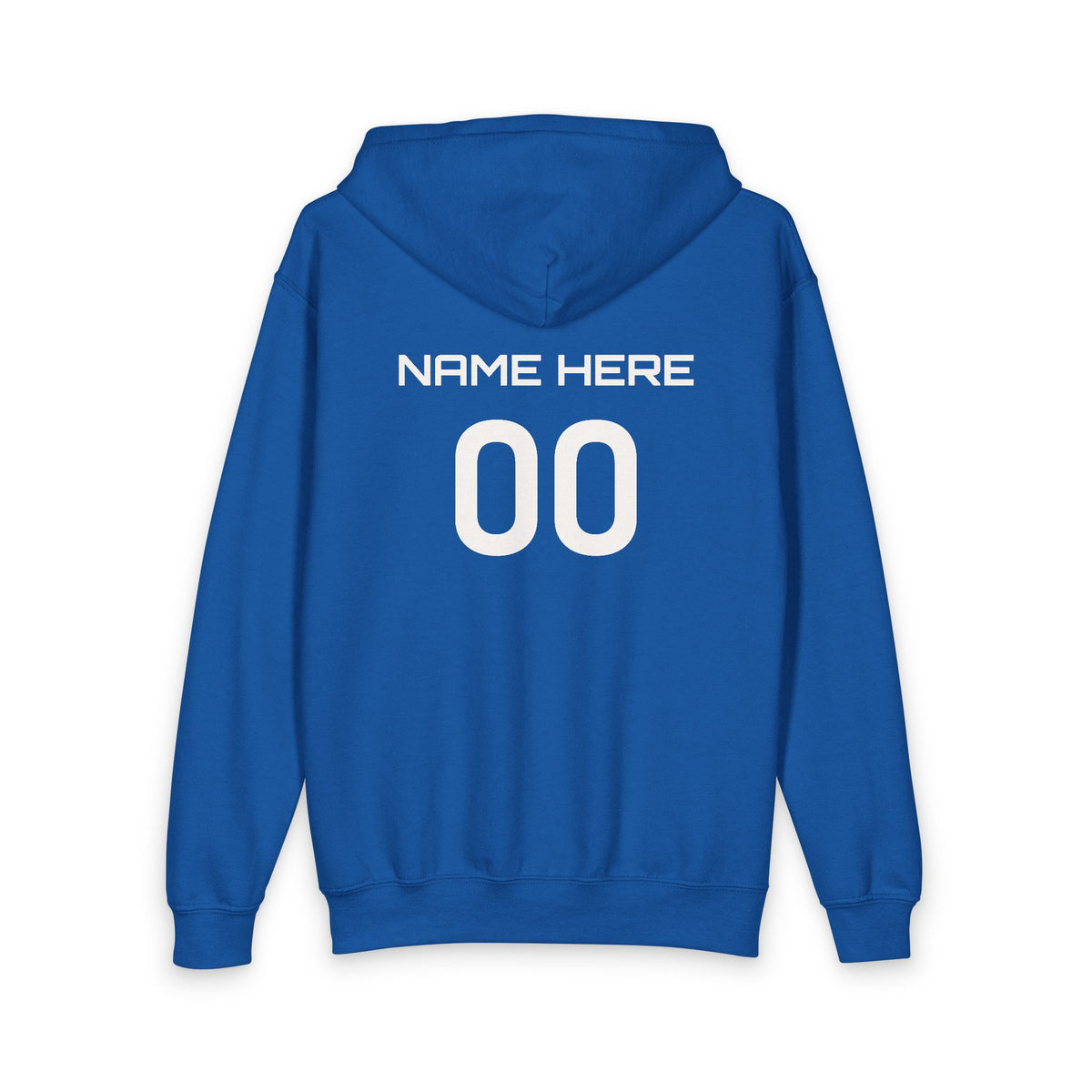 Youth Volleyball Zipped Hoodie - Focus. Fight. Finish - Personalize It!