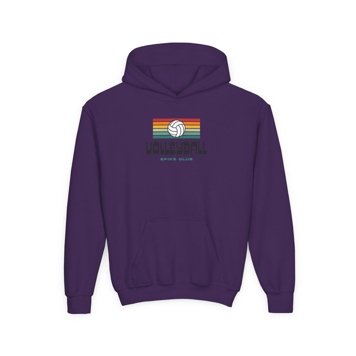 Retro Youth Volleyball Hoodie