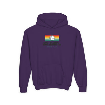 Retro Youth Volleyball Hoodie