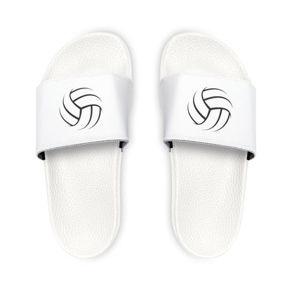 Youth Volleyball Slide Sandals — Adjustable Removable Strap Kids' Sport Slides