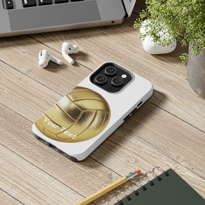 Golden Volleyball Phone Case