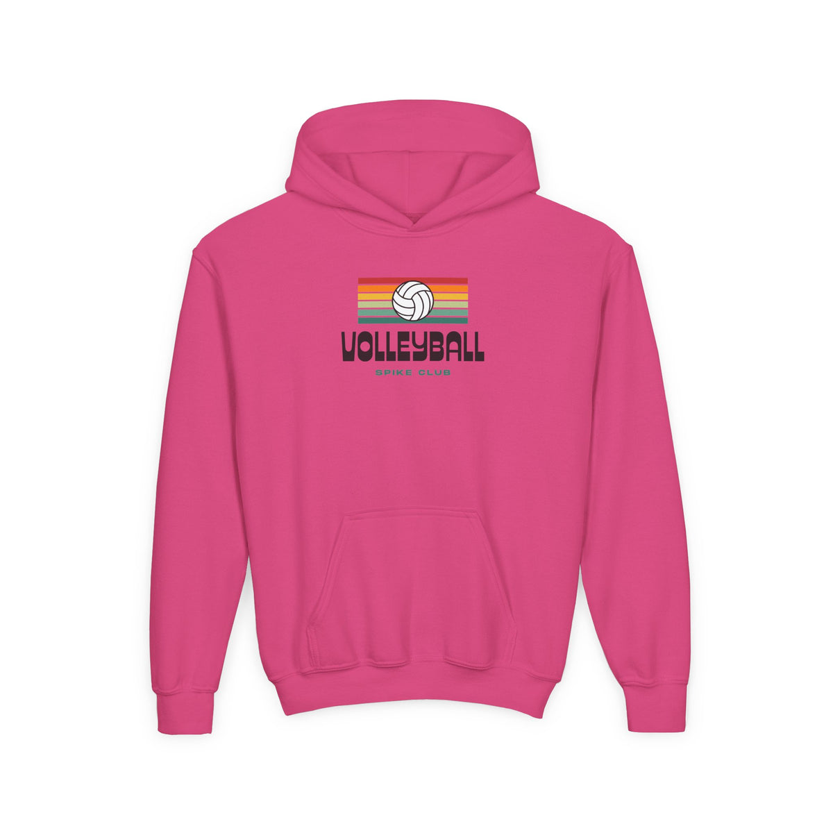 Retro Youth Volleyball Hoodie