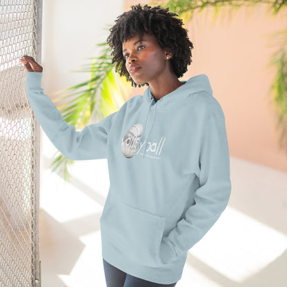 Hustle. Hit. Never Quit. Volleyball Hoodie