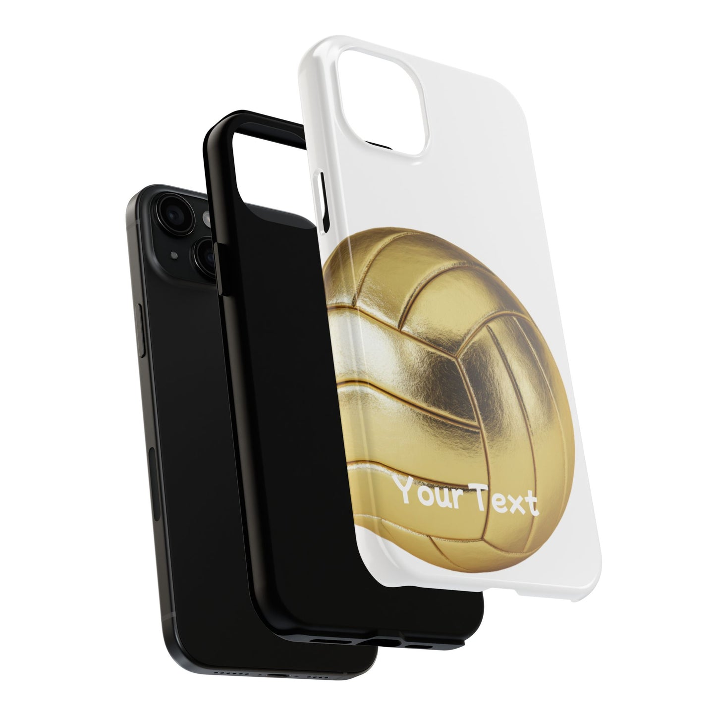 Golden Volleyball Phone Case