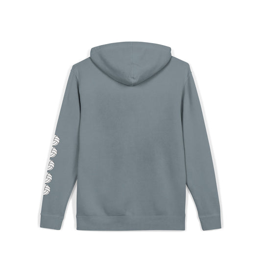 Cozy Volleyball Hoodie - Slate Blue