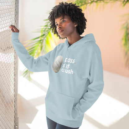 Pass. Set. Crush. Volleyball Hoodie