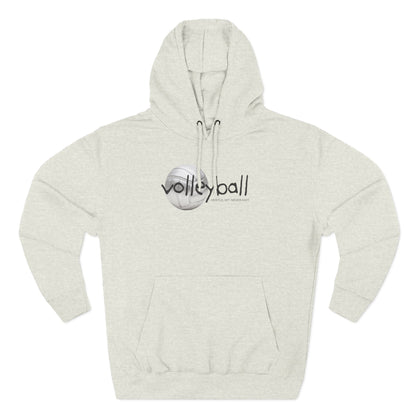 Hustle. Hit. Never Quit. Volleyball Hoodie
