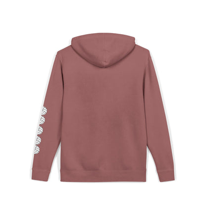 Cozy Volleyball Hoodie - Maroon