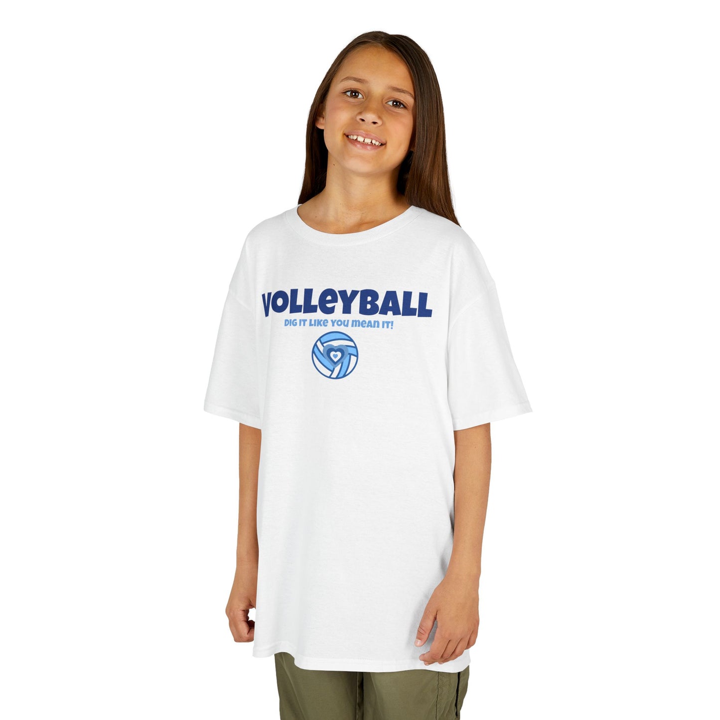 Kids "Dig It Like You Mean It" Volleyball Tee