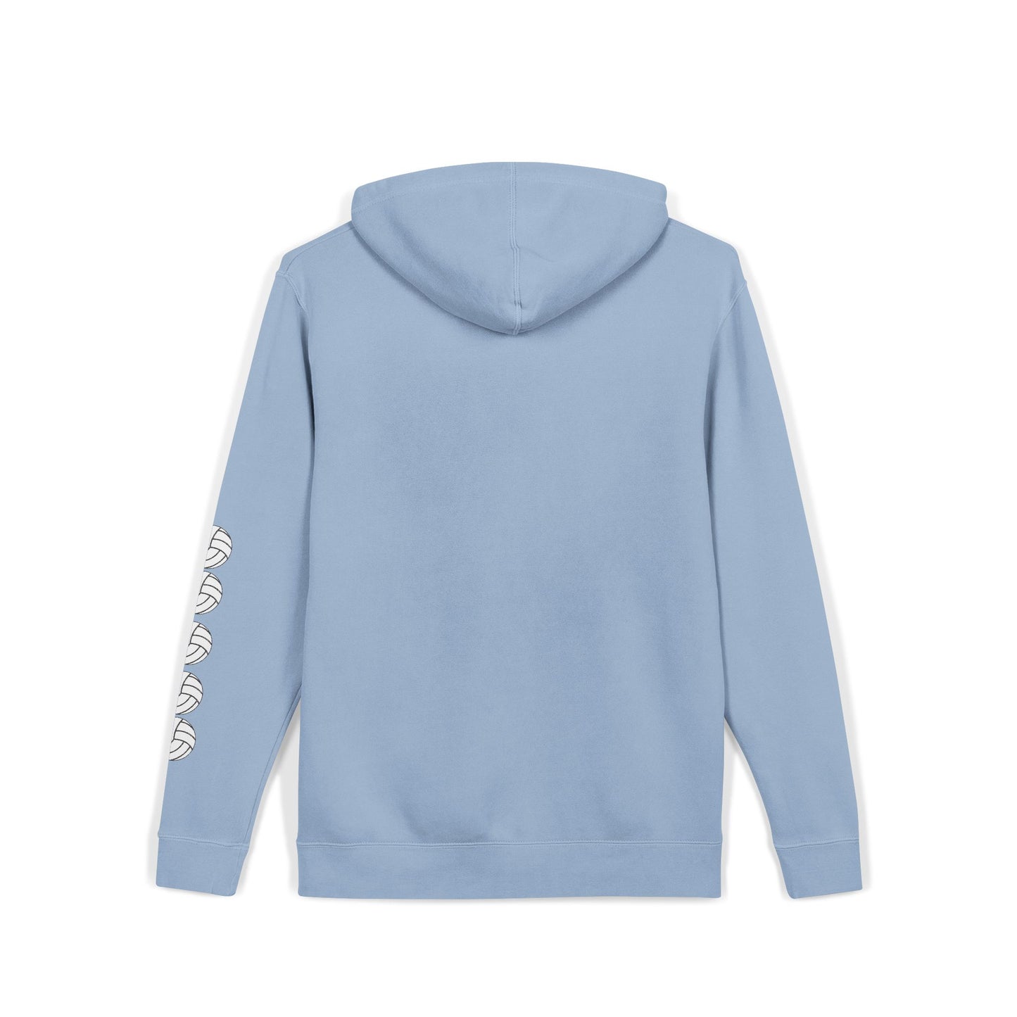 Cozy Volleyball Hoodie - Light Blue